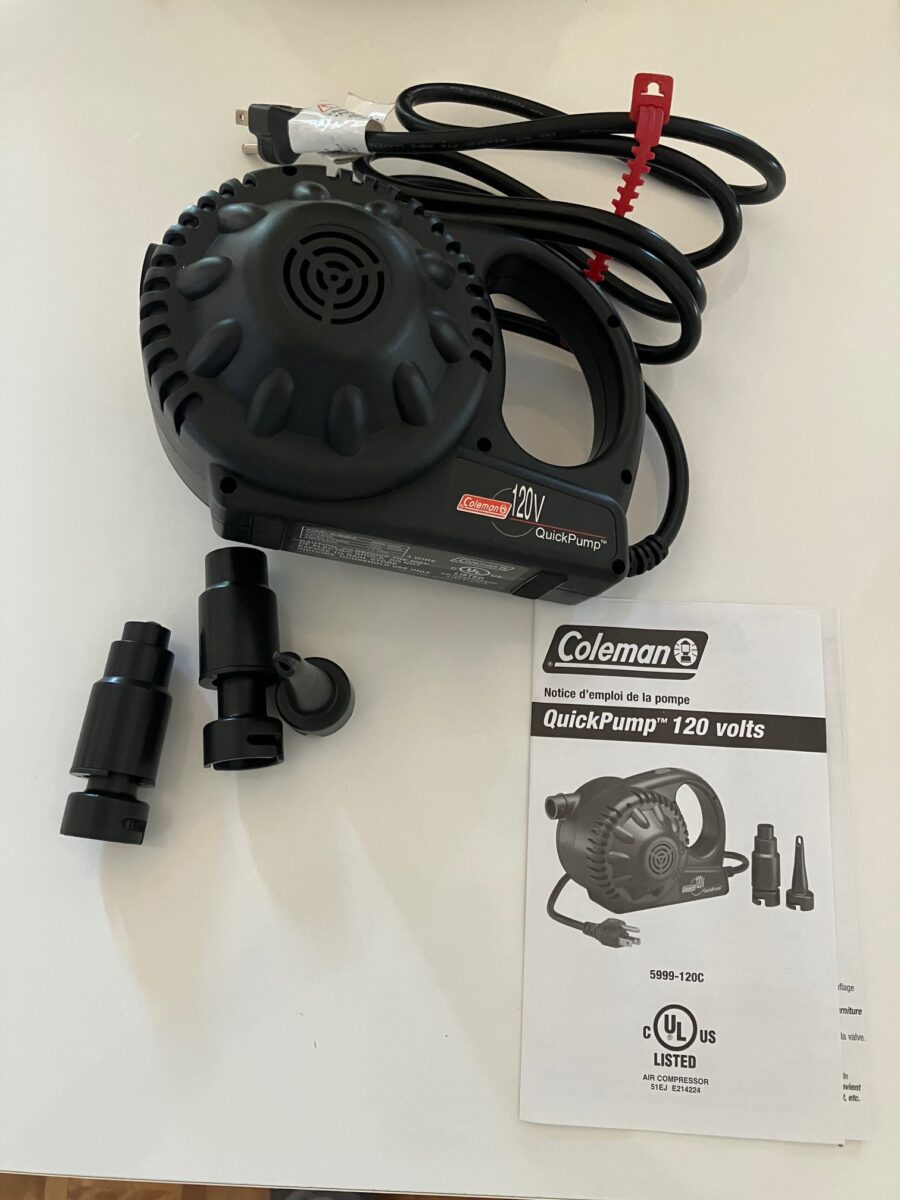 Quick pump 120 volts Coleman