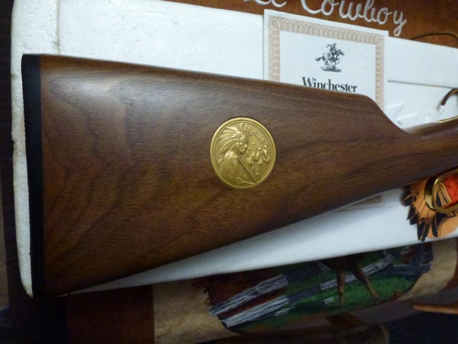 ***NEW IN BOX***UNFIRED***WINCHESTER CHEYENNE COMMEMORATIVE 9422