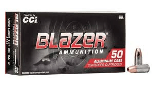 CCI-Blazer-Clean-Fire-9mm-147-Gr-TMJ-Case-of-1000