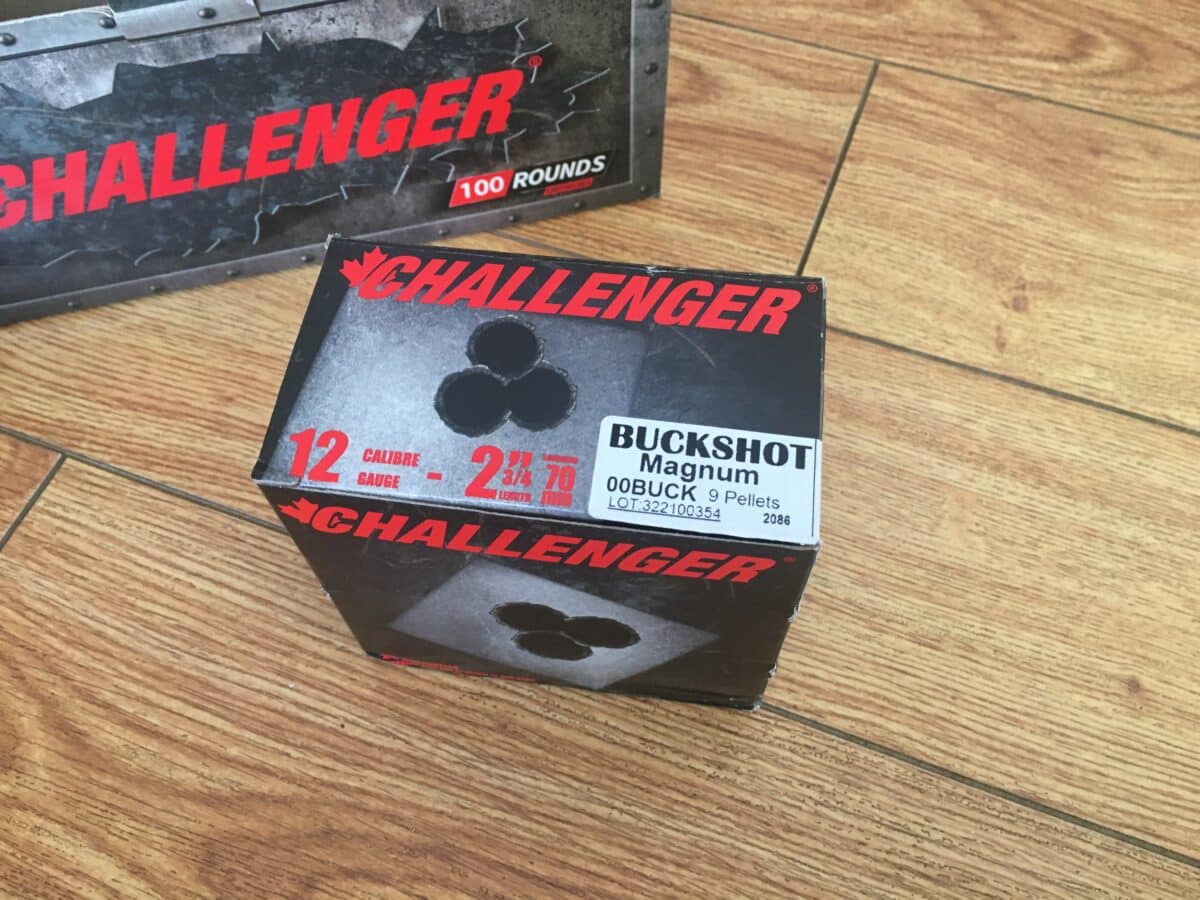 100 x Challenger 00 Buck Shot, cal 12 2/3″. Neuf