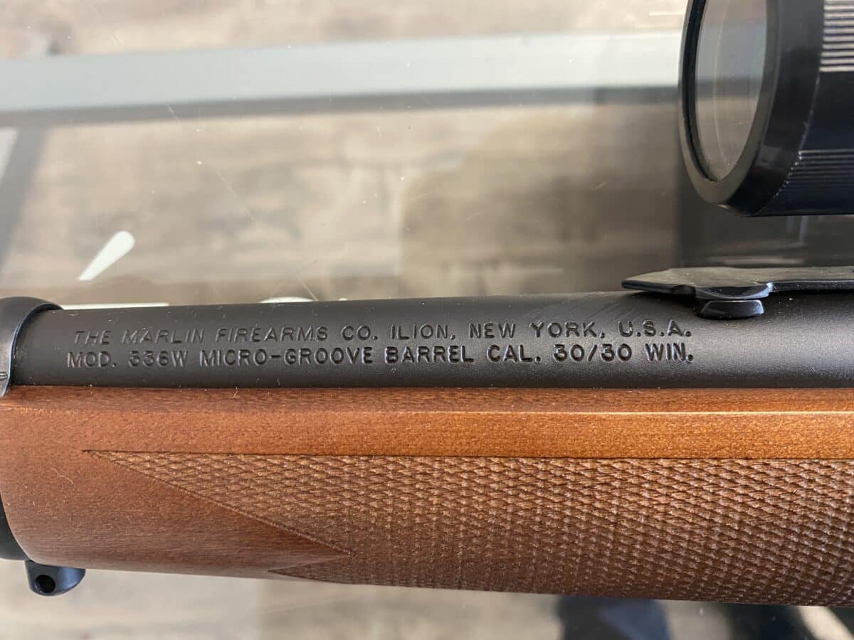 MARLIN 336W CAL. 30-30WIN / SCOPE