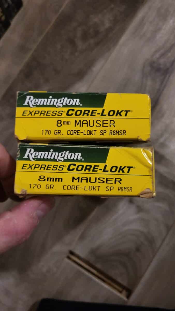 Munition 8 mm mauser