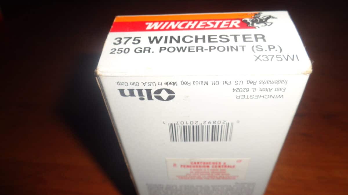 Ammunition WINCHESTER Cal : 375 BIG-BORE (20)