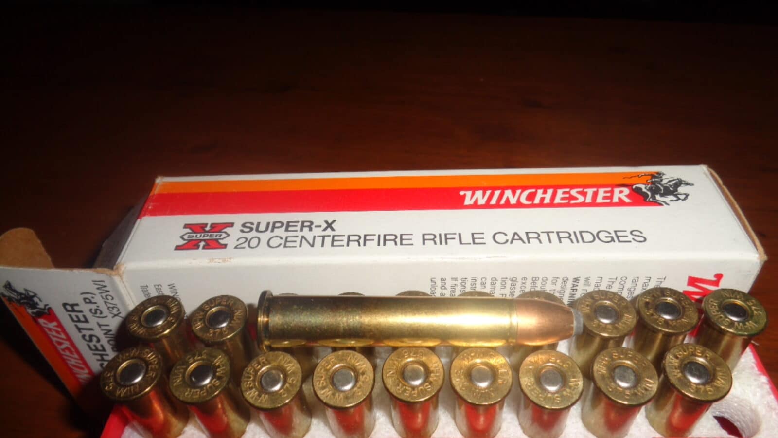 Ammunition WINCHESTER Cal : 375 BIG-BORE (20)