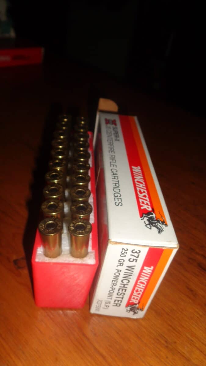 Ammunition WINCHESTER Cal : 375 BIG-BORE (20)