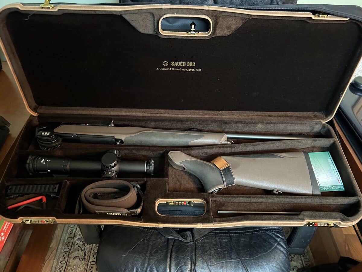 Sauer s303, calibre 30-06 semi auto,avec valise de transport Sauer