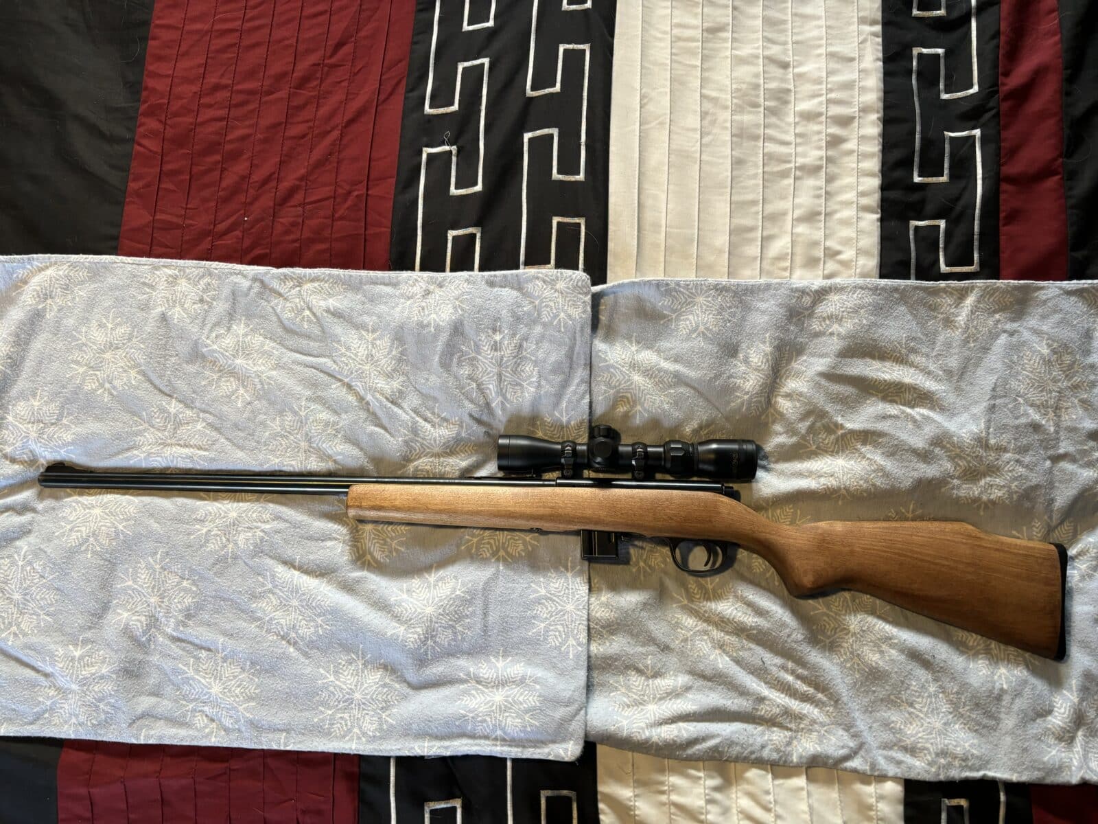 22 magnum Marlin model 25 mn bolt action telescope