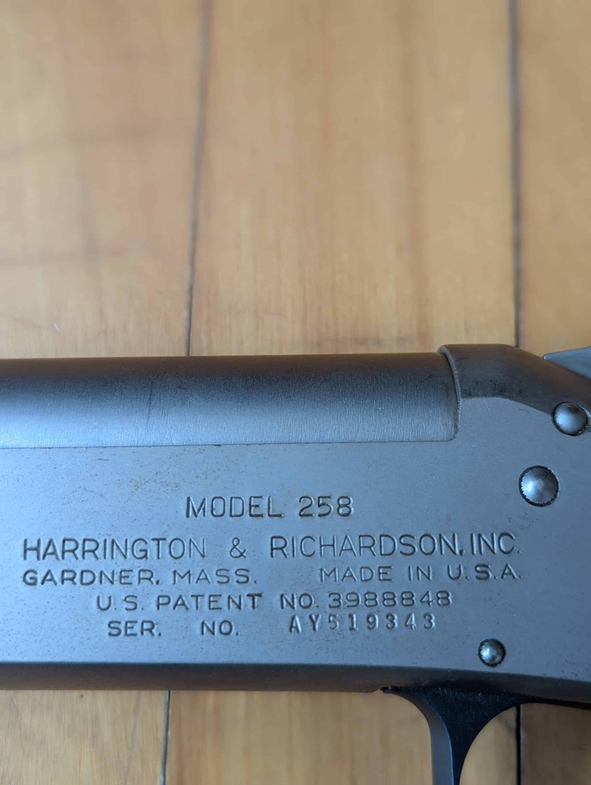 Fusil Harrison et Richardson calibre 20 et 30-30