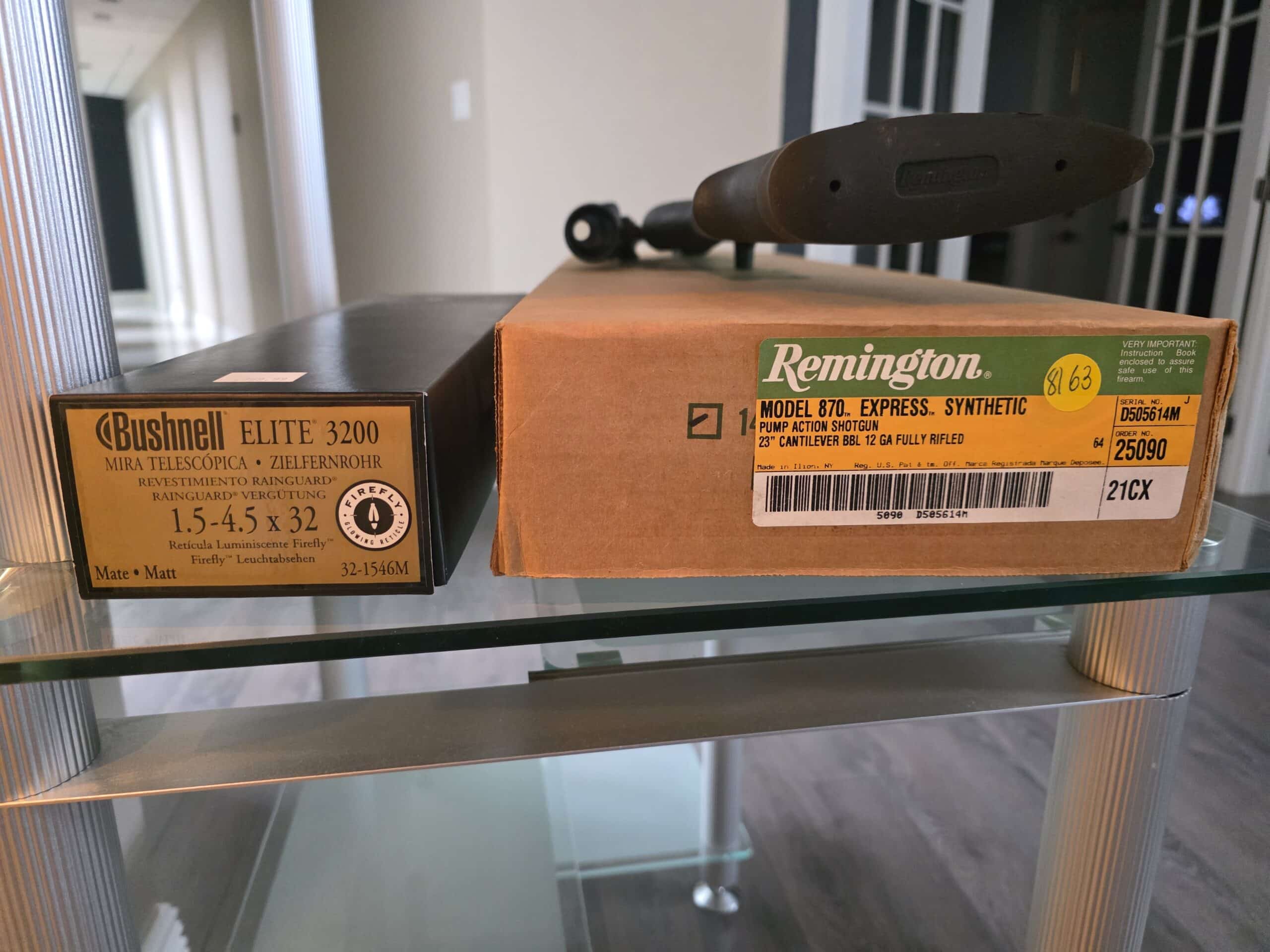 Remington model 870 express 23po 12 ga full Rifled