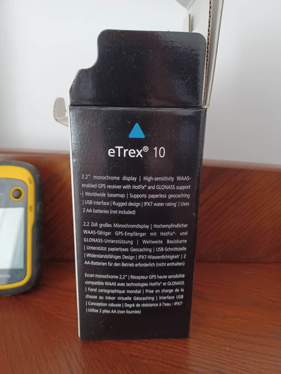 GPS Garmin Etrex 10