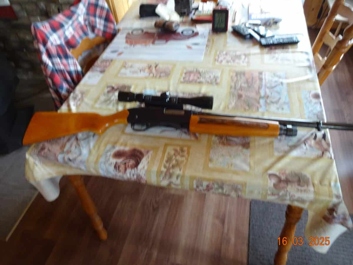 fusil cal. 12 winchester pompe 3 po. magnum