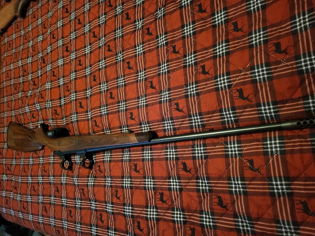 Sako Bavarian 85 avec muzzlebreak.