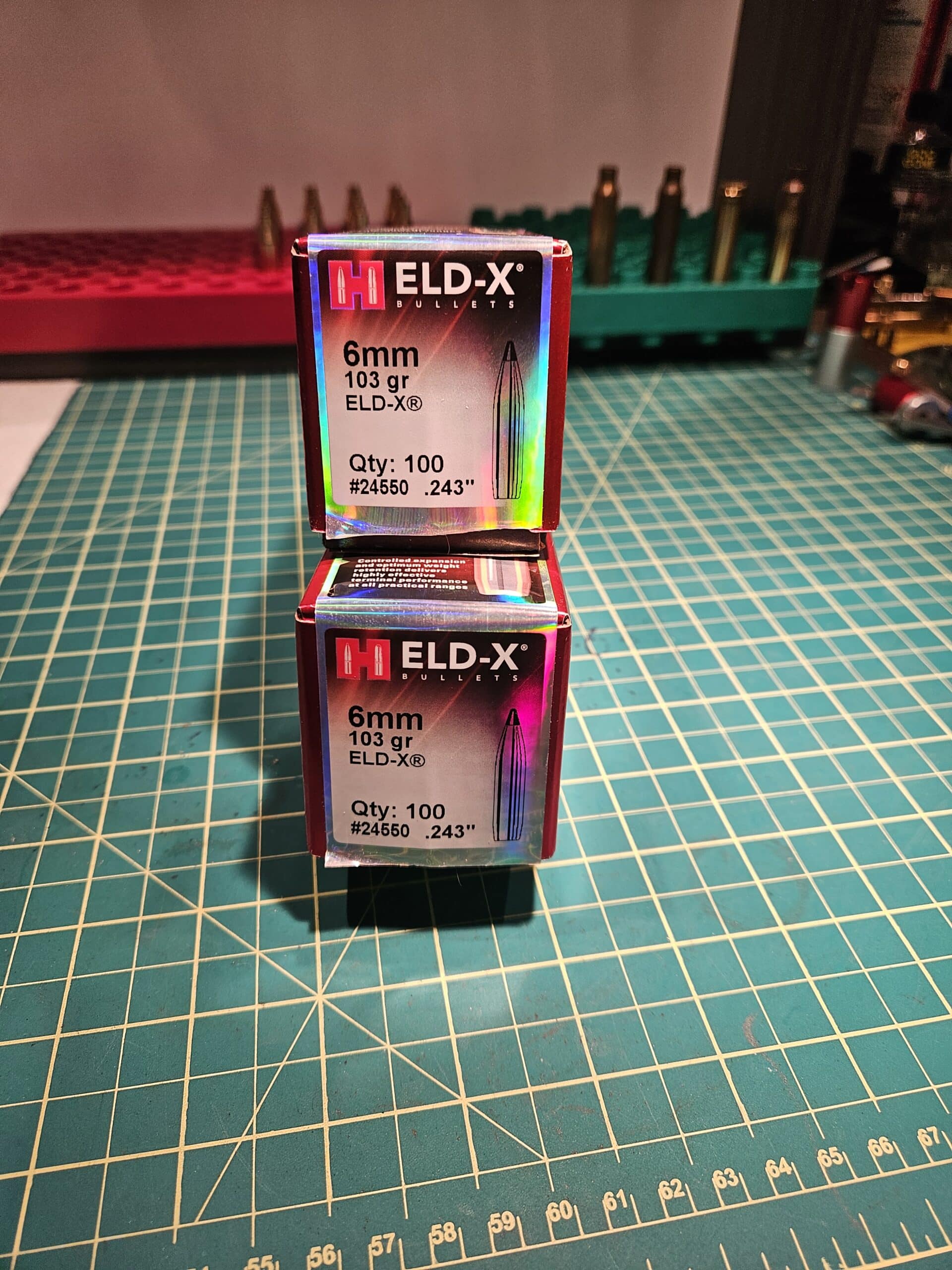 Boulets Hornady 6mm (.243) 103gr ELD-X