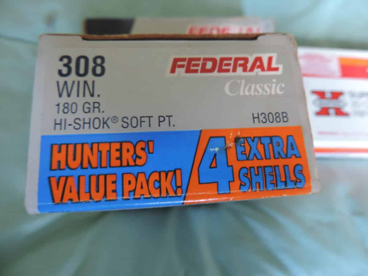 Munitions Fédéral 308 180 gr 2 boites (48) Winchester180gr 1bte