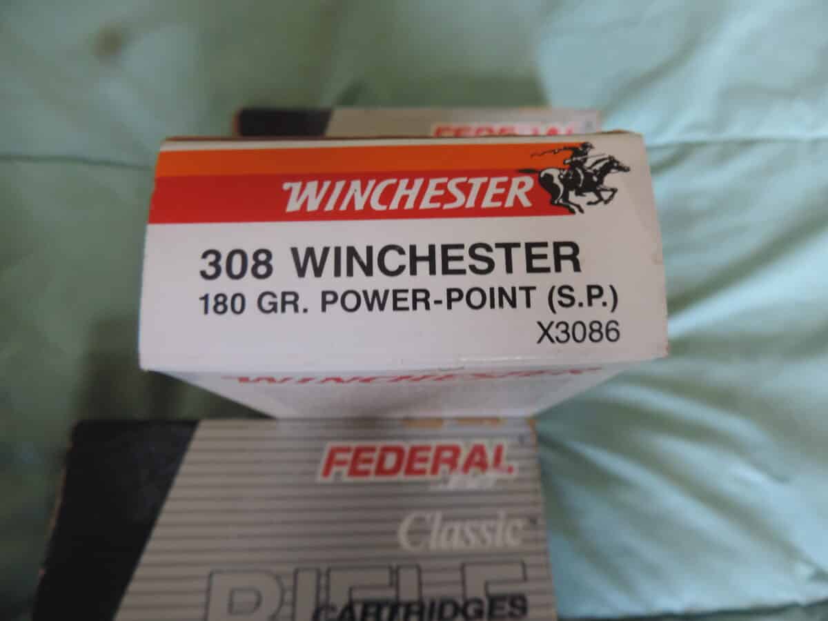 Munitions Fédéral 308 180 gr 2 boites (48) Winchester180gr 1bte