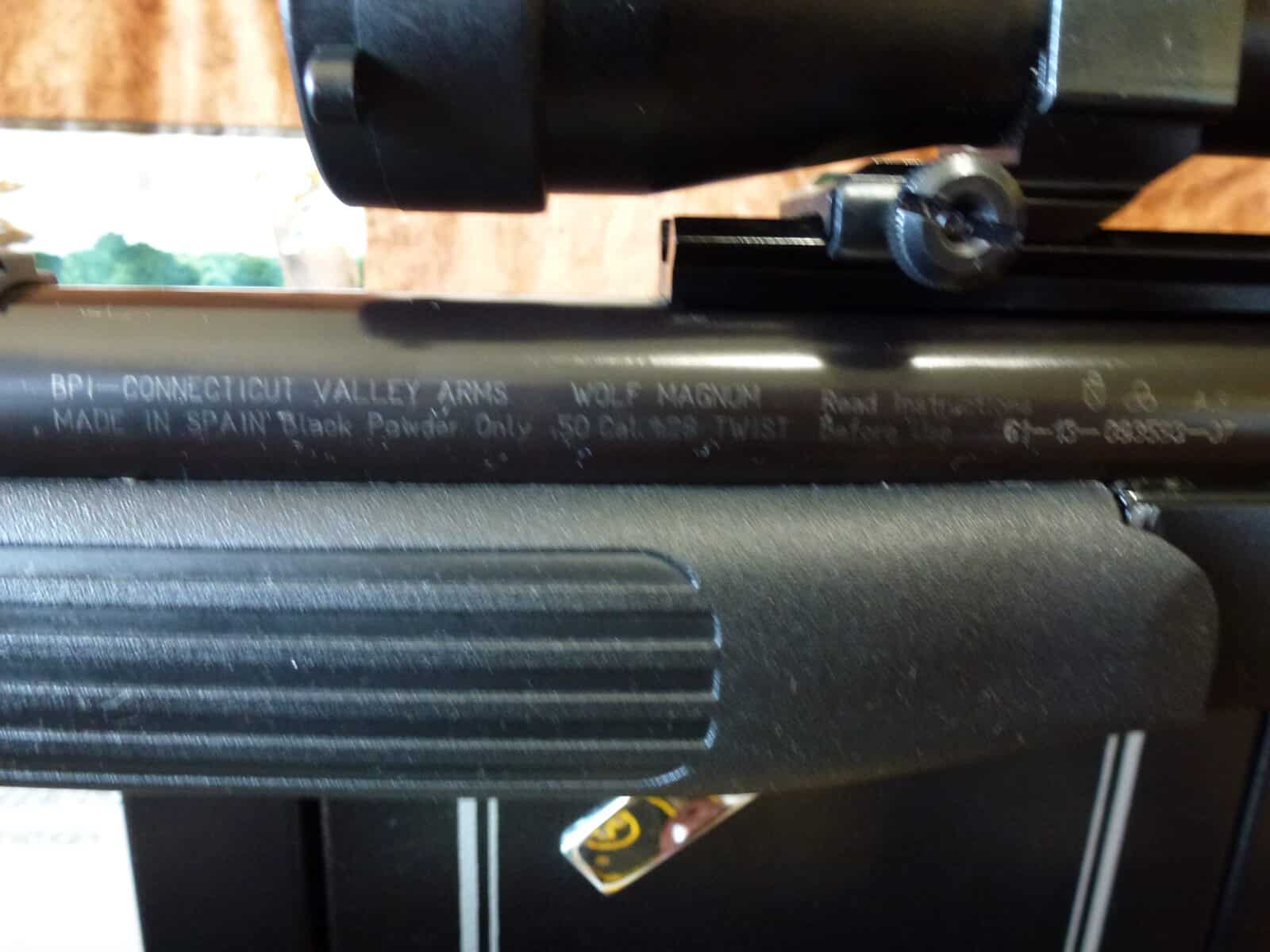 *FUSIL POUDRE NOIR CVA WOLF cal. .50 magnum+SCOPE BUSHNELL3x9x40*