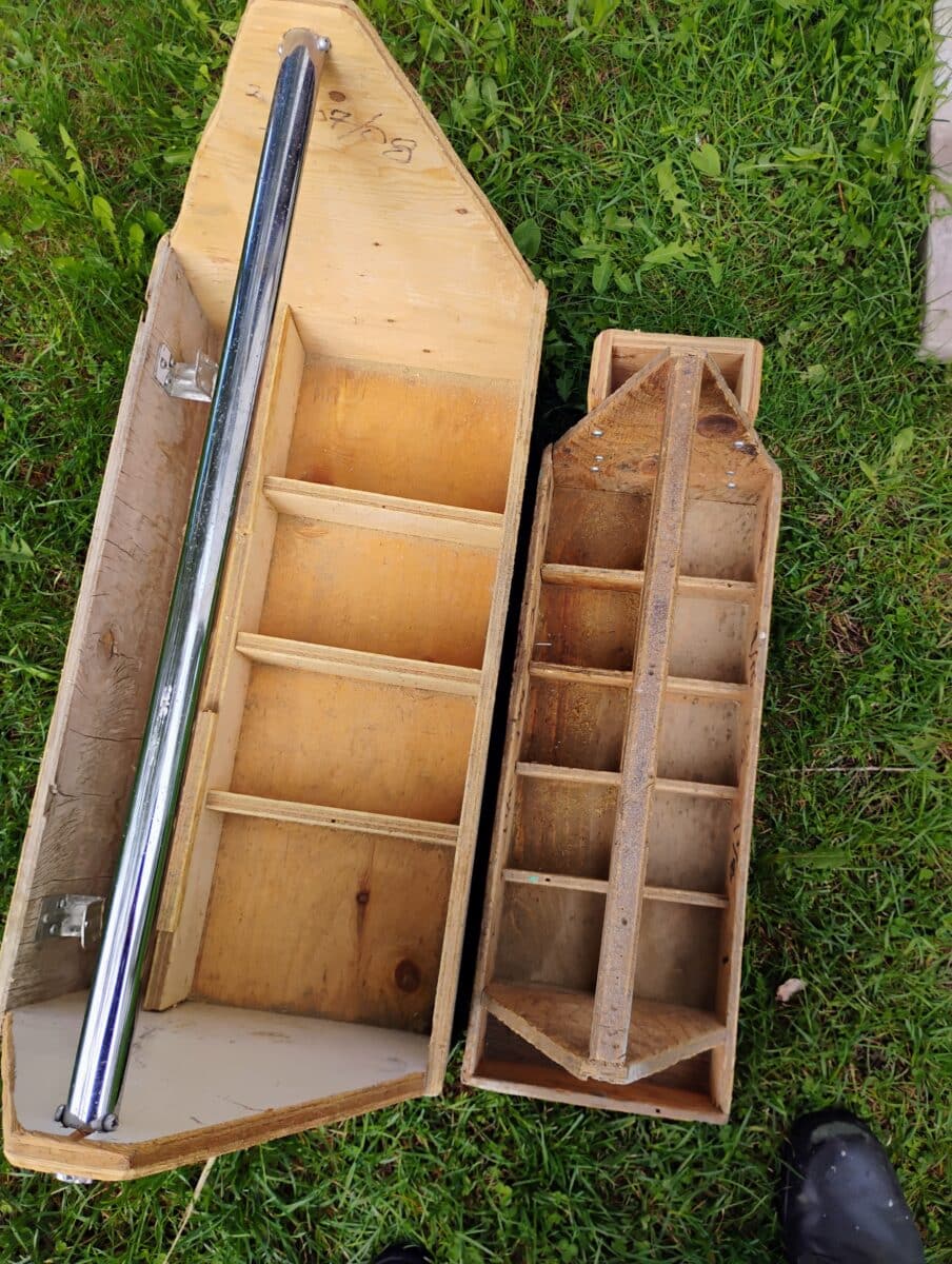 Coffre d’outils de bois