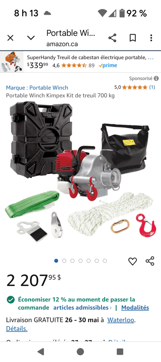 Portable Winch
