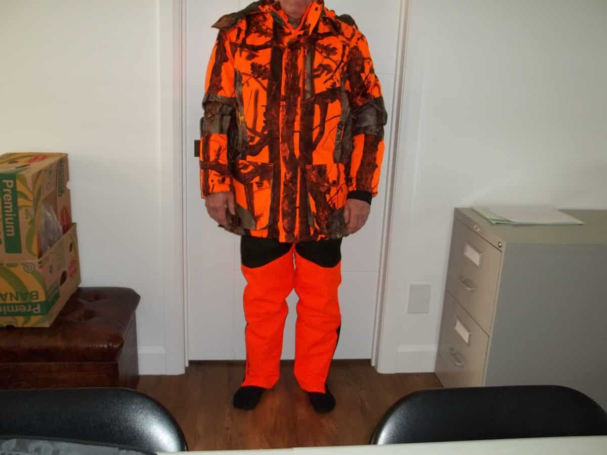 HABIT DE CHASSE PERCUSSION GRANDEUR LARGE AVEC PANTALON