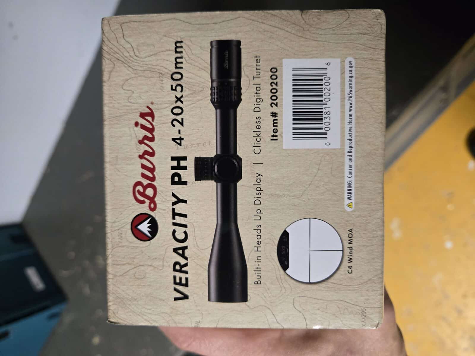 Burris Veracity PH 4-20×50 – neuf