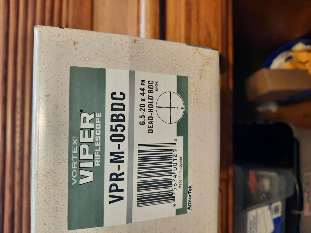 Vortex viper neuf 6.5x20x44 tube 30mm