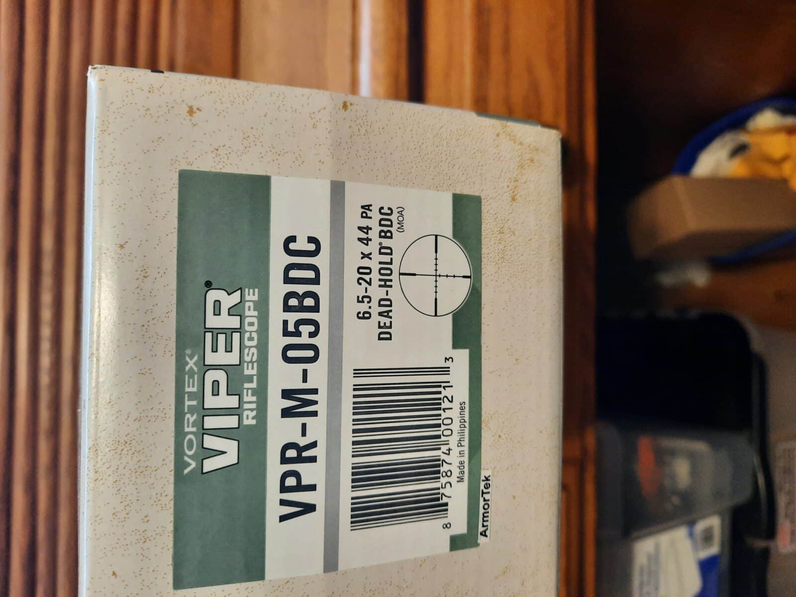 Vortex viper neuf 6.5x20x44 tube 30mm