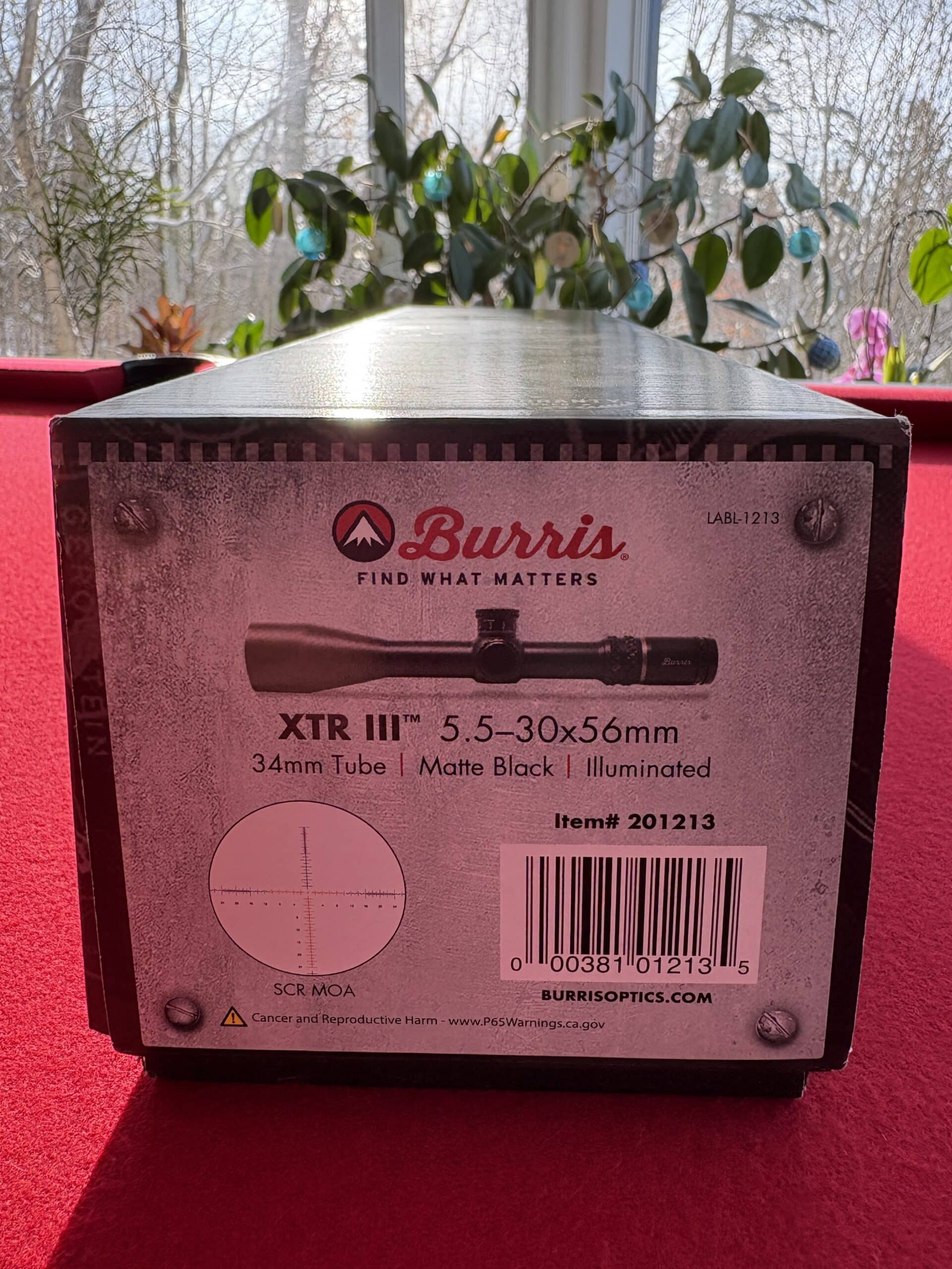 Télescope Burris XTR lll 5.5-30x56mm