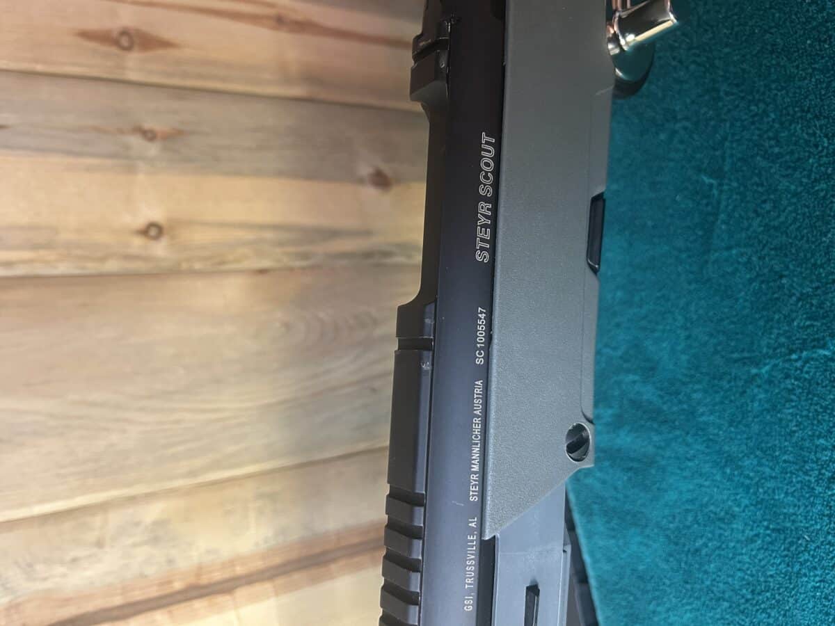 Steyr scout calibre 308