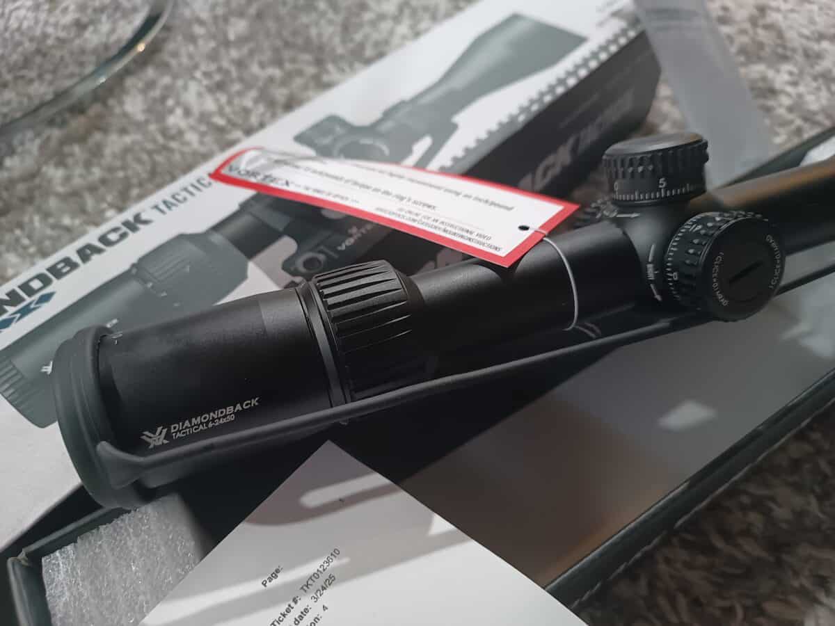 Vortex Diamondback Tactical 6-24×50 FFP MRAD Reticle EBR-2C