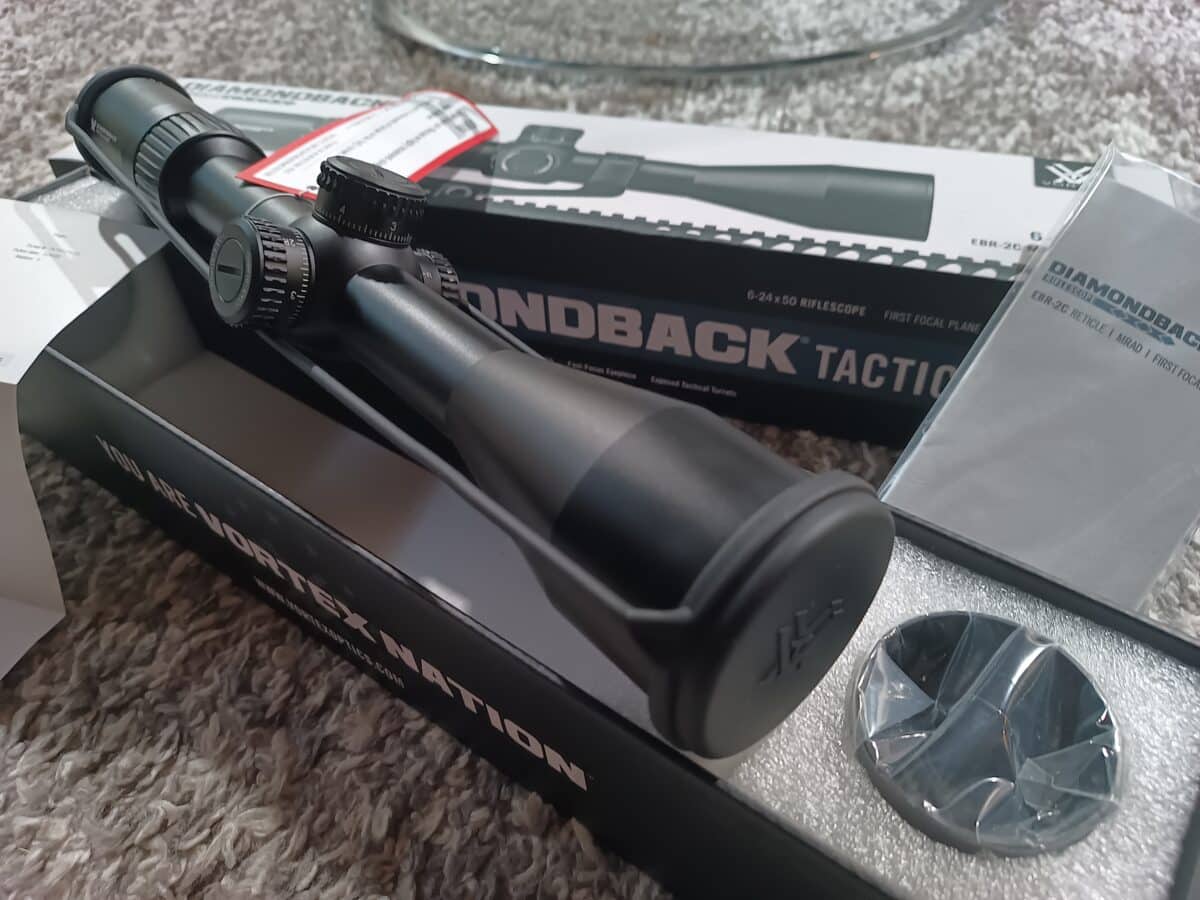 Vortex Diamondback Tactical 6-24×50 FFP MRAD Reticle EBR-2C