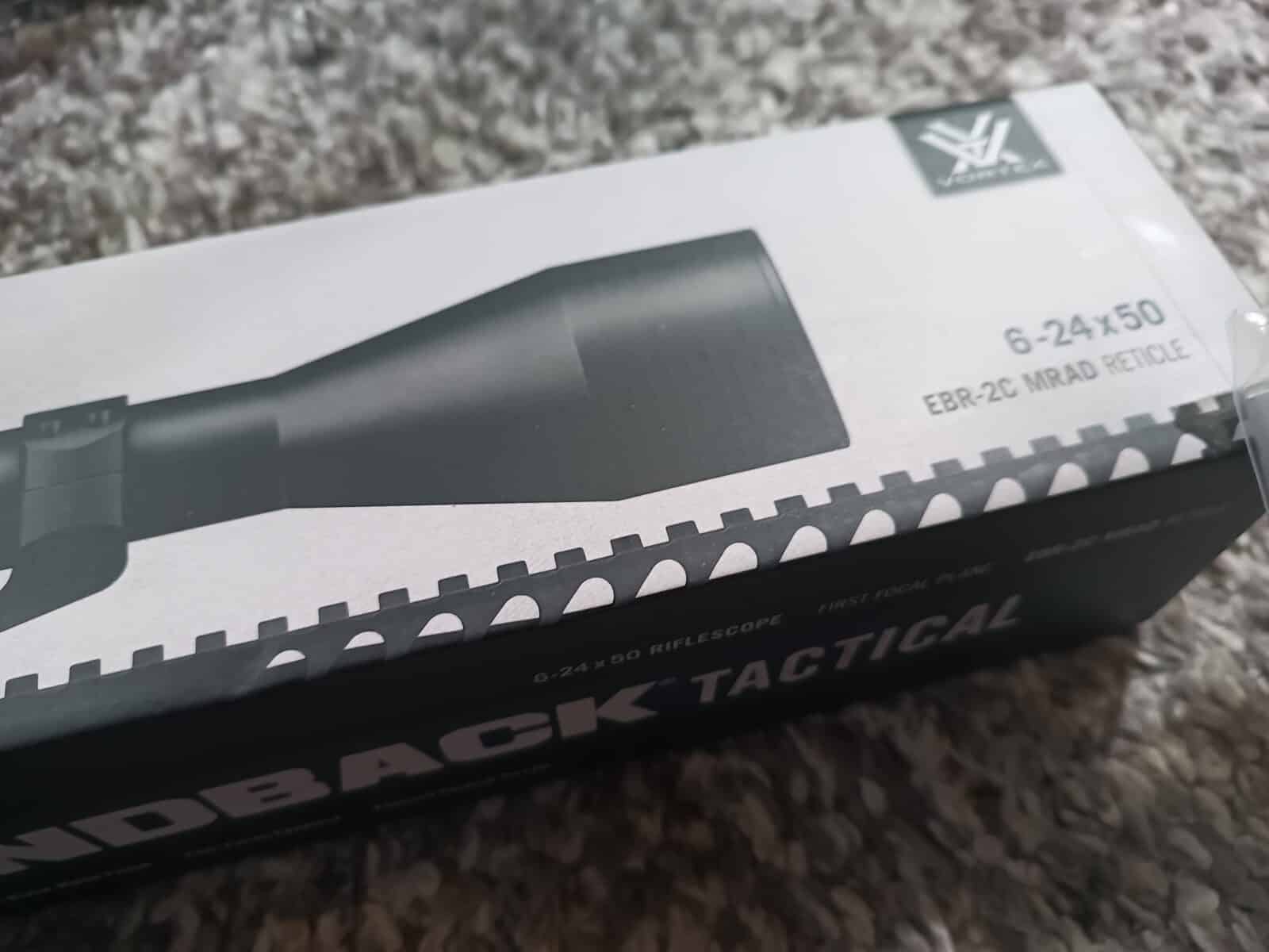 Vortex Diamondback Tactical 6-24×50 FFP MRAD Reticle EBR-2C