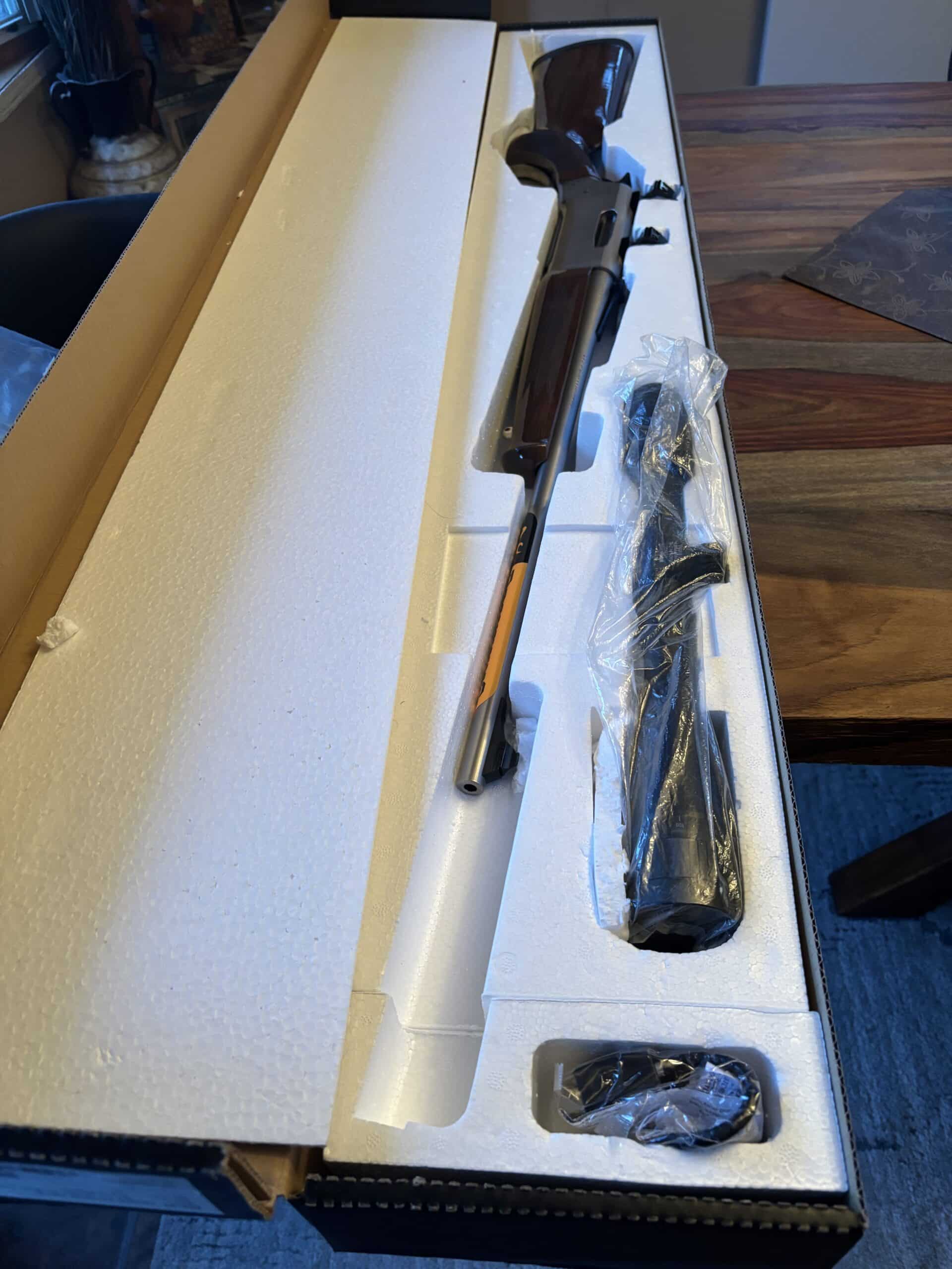 6.5 CREEDMOOR NEUVE BROWNING À LEVIER STAINLESS STEEL