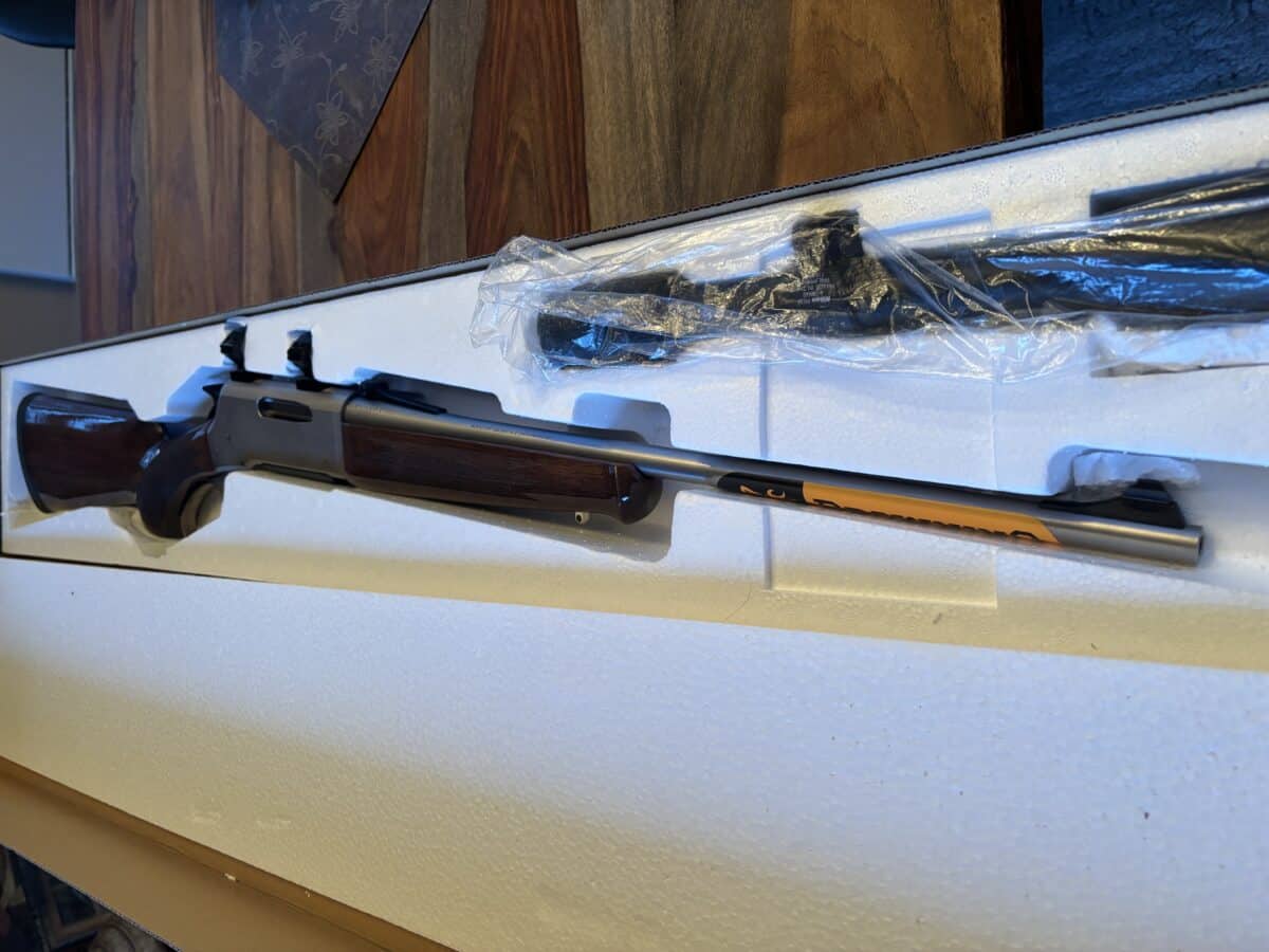 6.5 CREEDMOOR NEUVE BROWNING À LEVIER STAINLESS STEEL