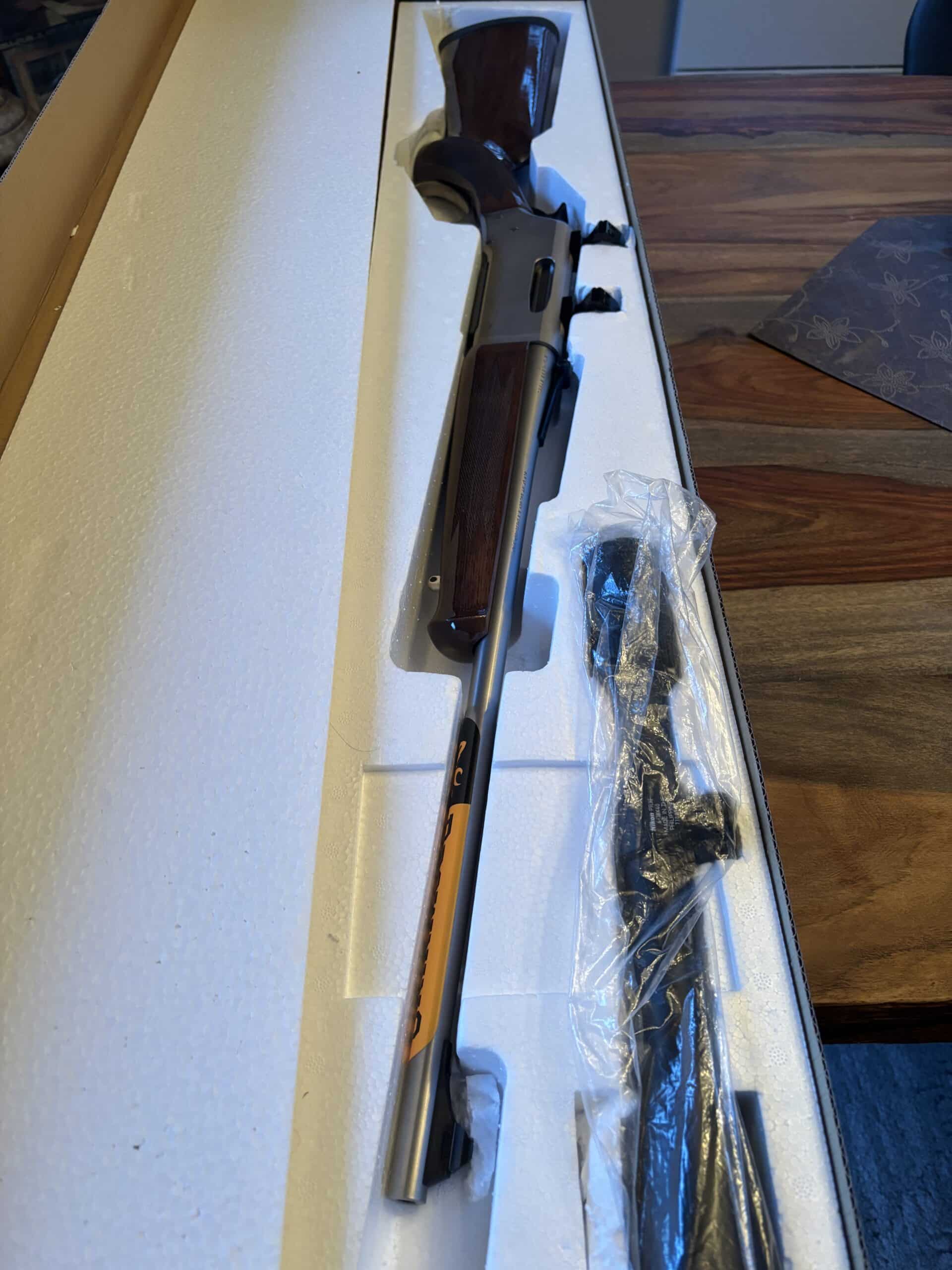 6.5 CREEDMOOR NEUVE BROWNING À LEVIER STAINLESS STEEL