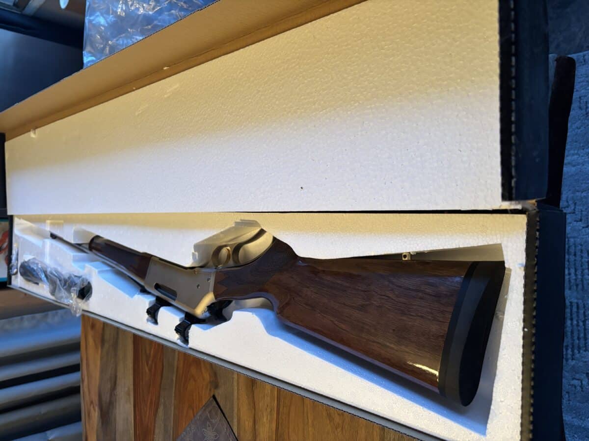 6.5 CREEDMOOR NEUVE BROWNING À LEVIER STAINLESS STEEL