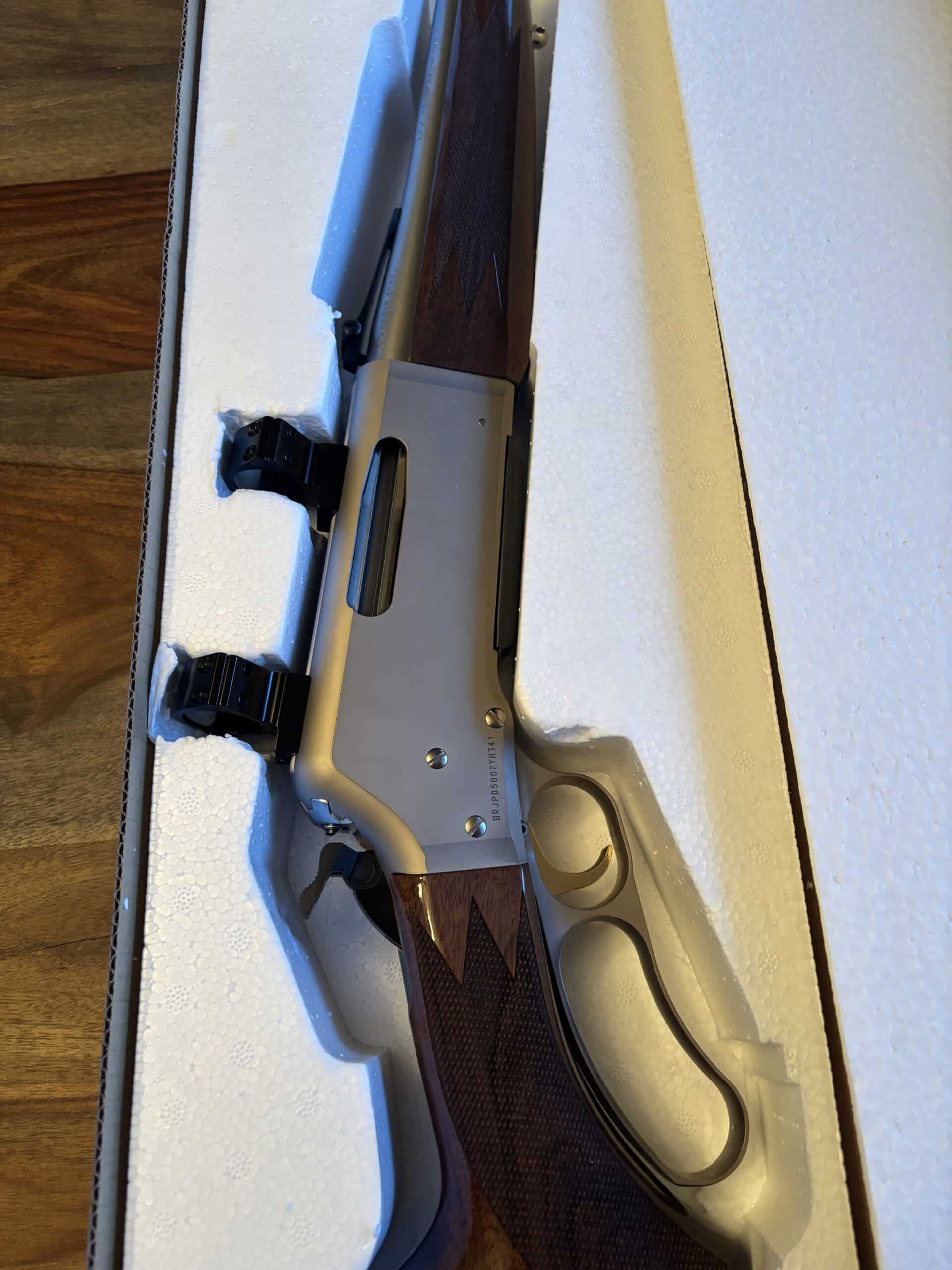 6.5 CREEDMOOR NEUVE BROWNING À LEVIER STAINLESS STEEL