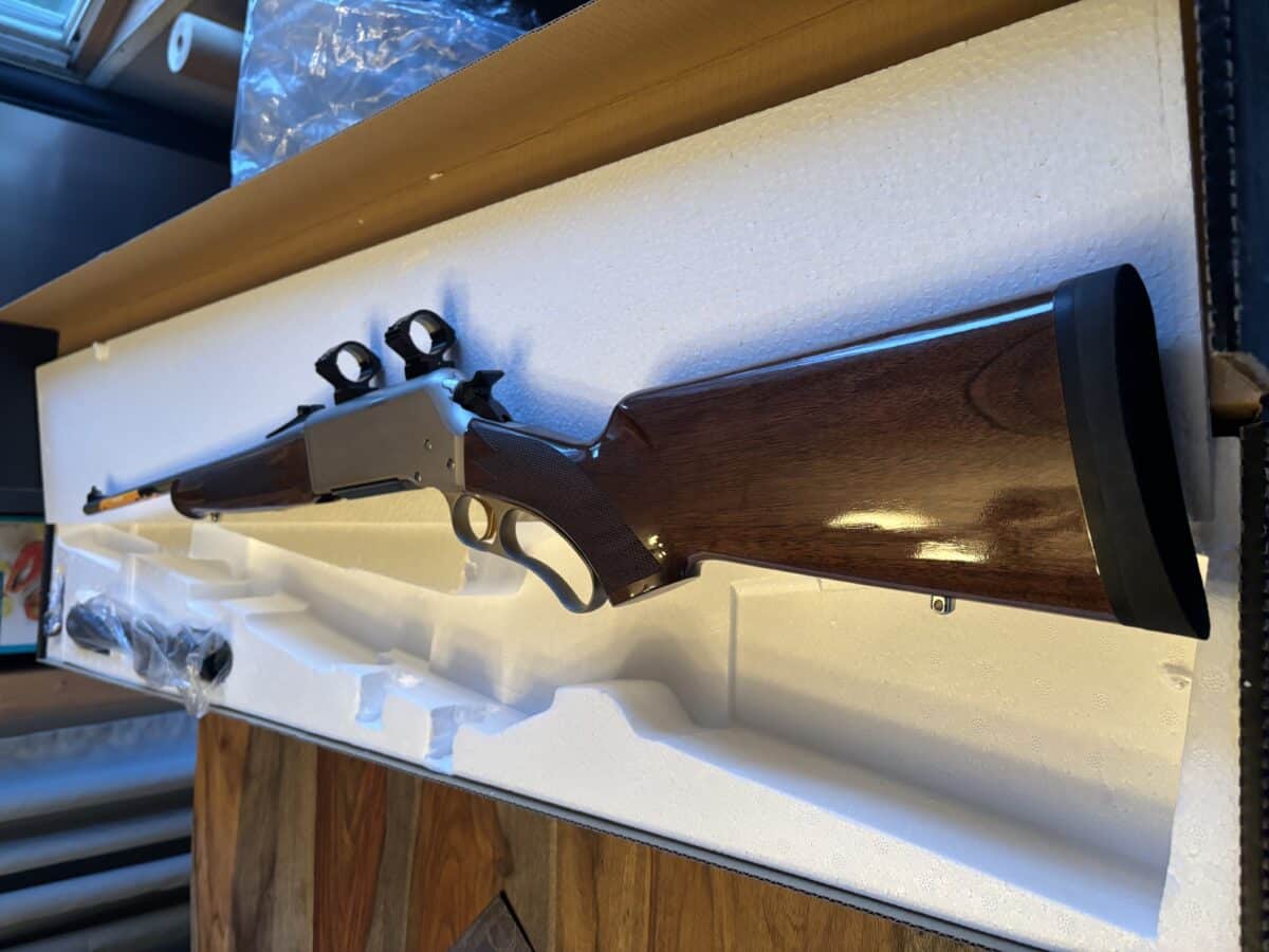 6.5 CREEDMOOR NEUVE BROWNING À LEVIER STAINLESS STEEL