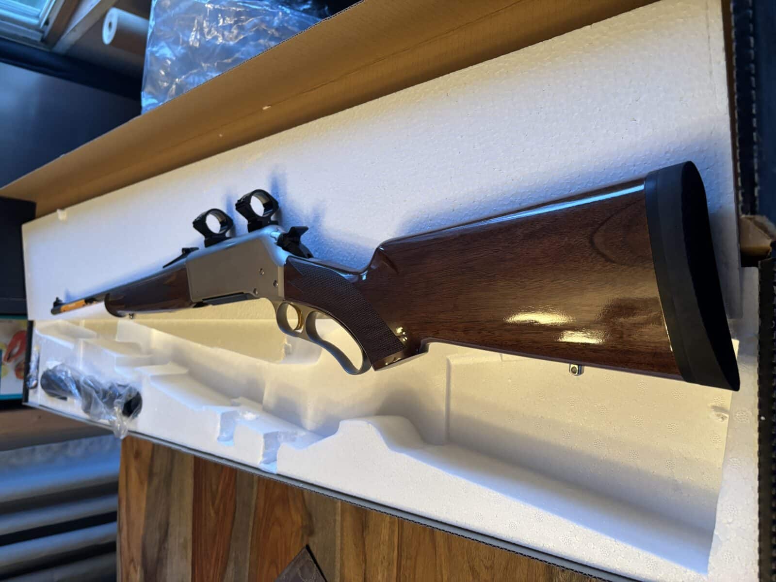 6.5 CREEDMOOR NEUVE BROWNING À LEVIER STAINLESS STEEL