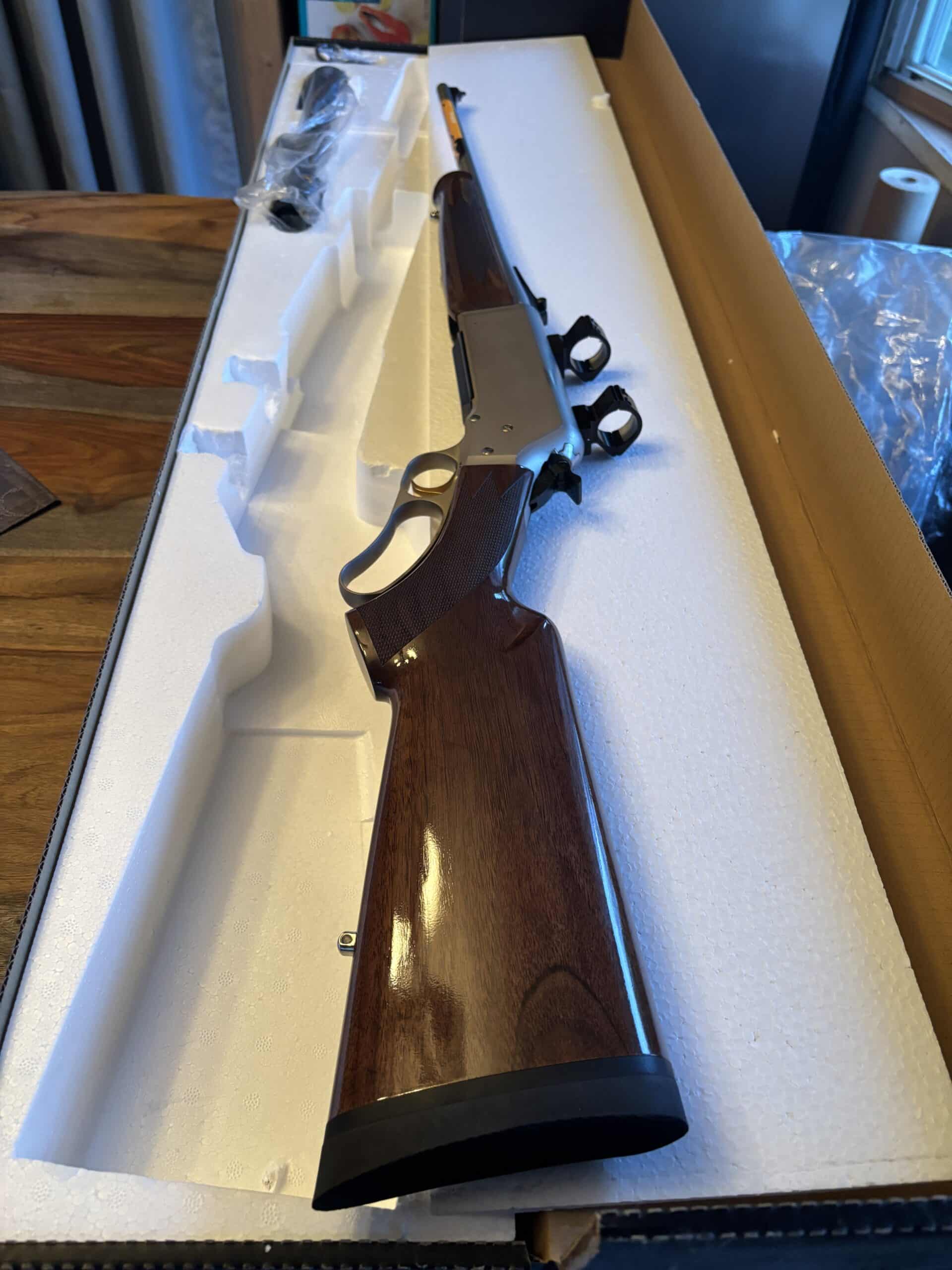 6.5 CREEDMOOR NEUVE BROWNING À LEVIER STAINLESS STEEL