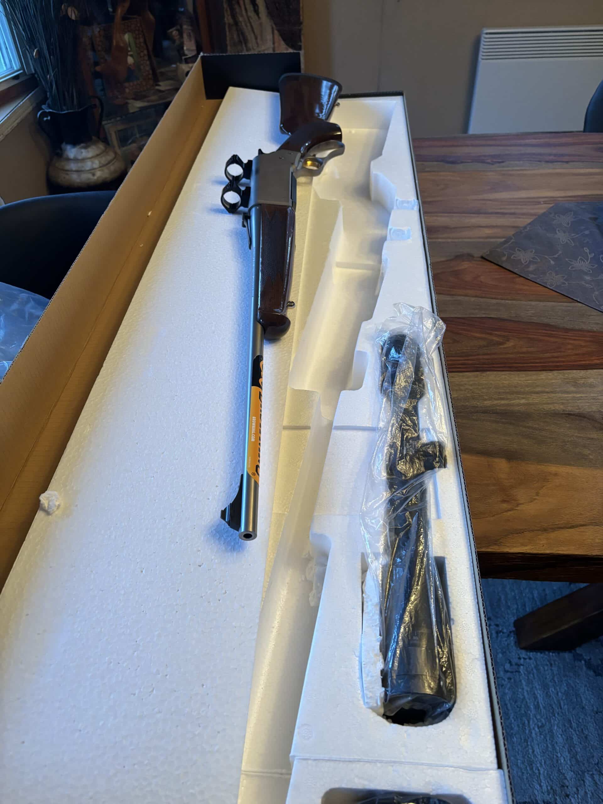 6.5 CREEDMOOR NEUVE BROWNING À LEVIER STAINLESS STEEL
