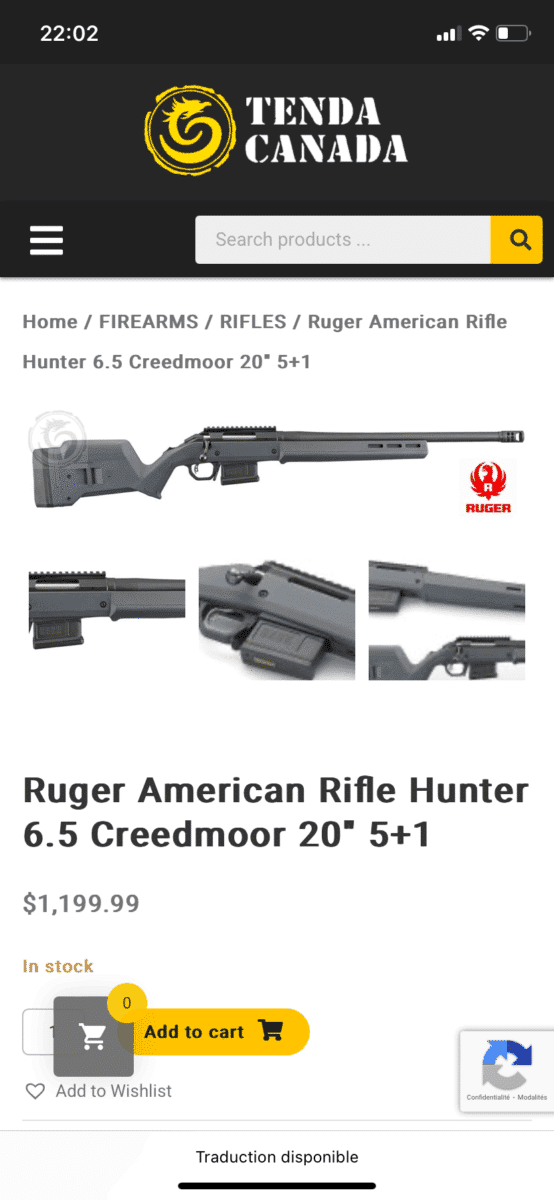 Ruger américain hunter