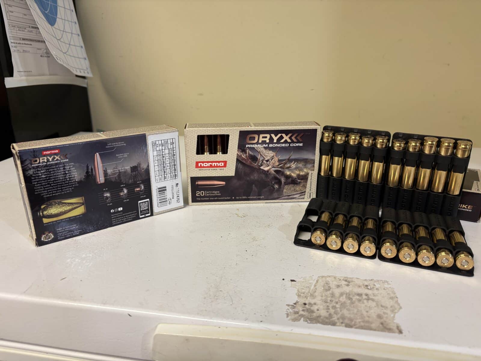 3 boites Norma Oryx 300 win mag