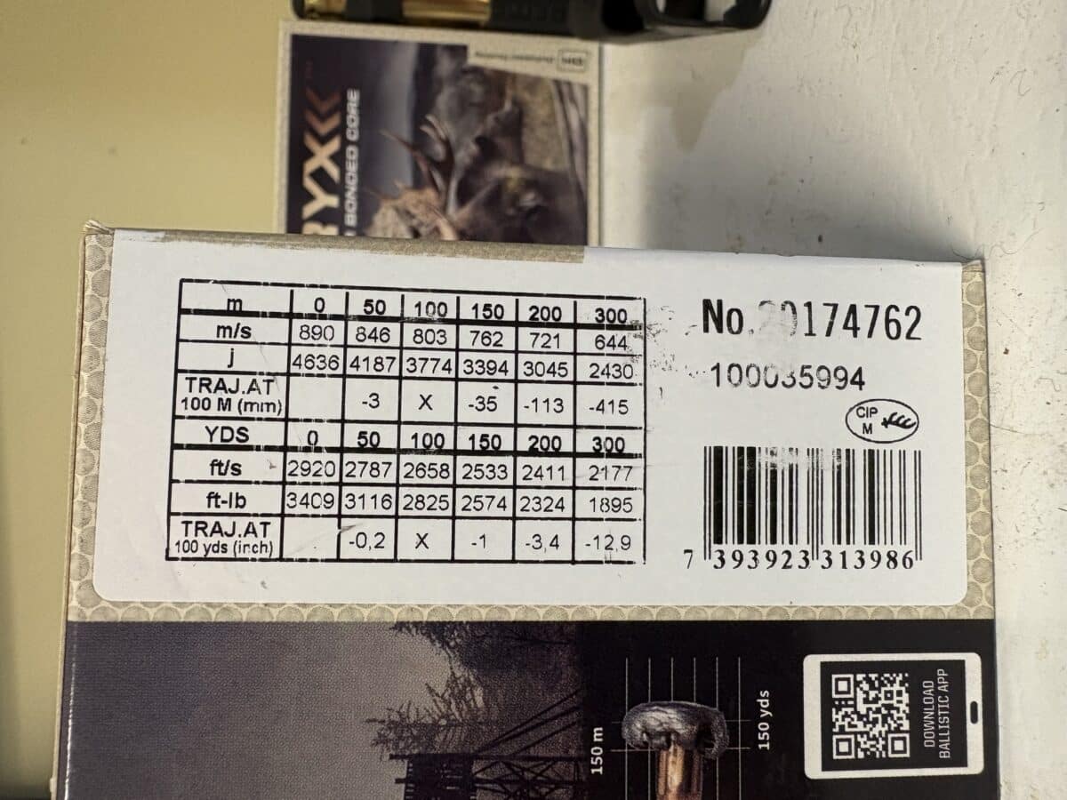 3 boites Norma Oryx 300 win mag