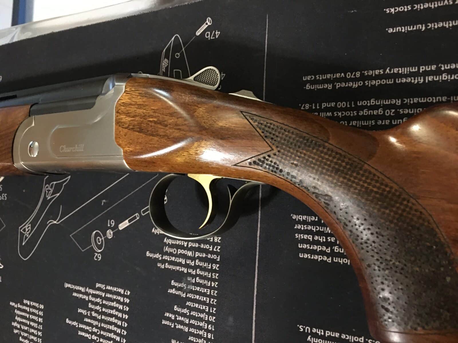 Akkar Churchill 206 Silver cal 12 superposé