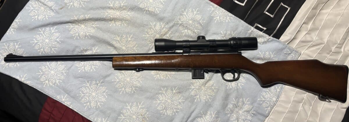 22 magnum marlin model 25 MN telescope bush&lumb élite 3000