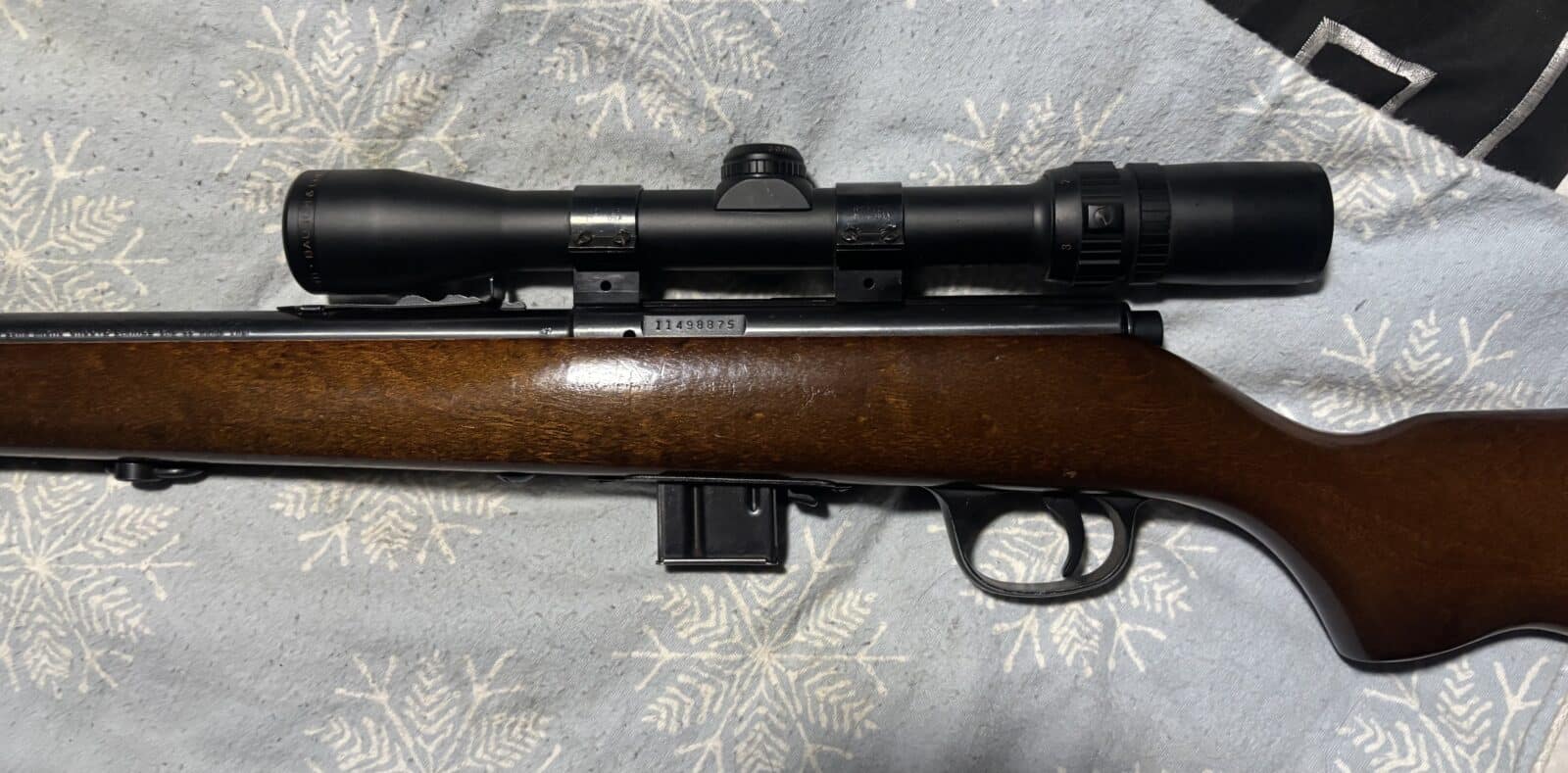 22 magnum marlin model 25 MN telescope bush&lumb élite 3000