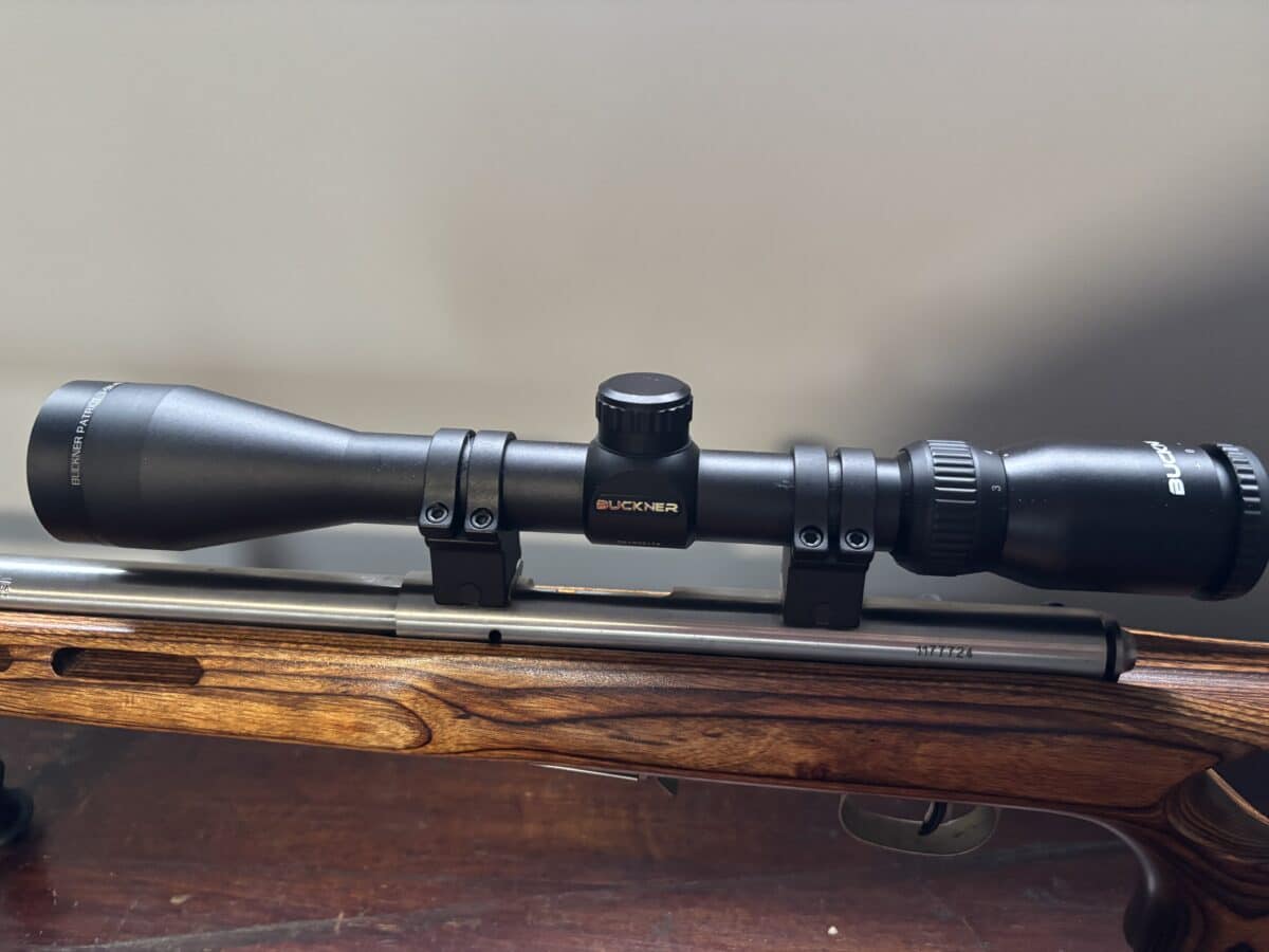 17 HMR savage 93R17 stainless avec scoop bipod