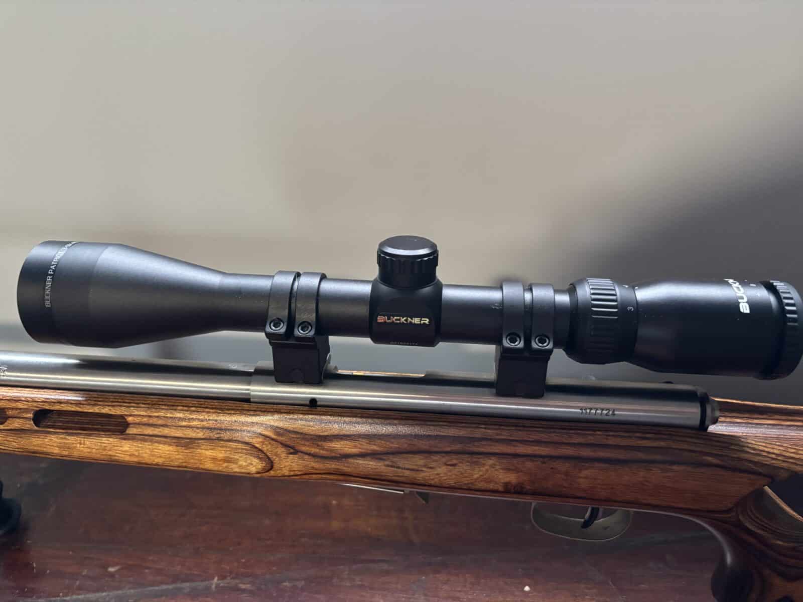 17 HMR savage 93R17 stainless avec scoop bipod