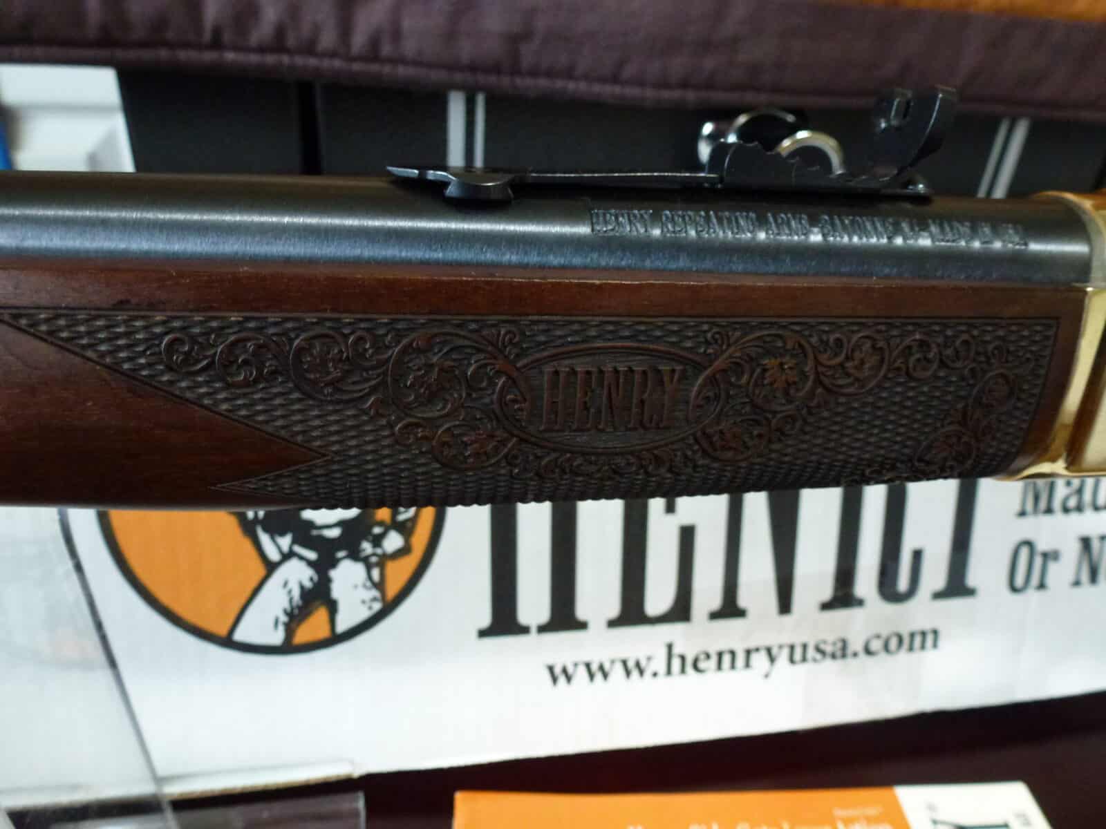 ***NEW in BOX***UNFIRED***HENRY SIDE GATE 38/55 POLISHED BRASS***