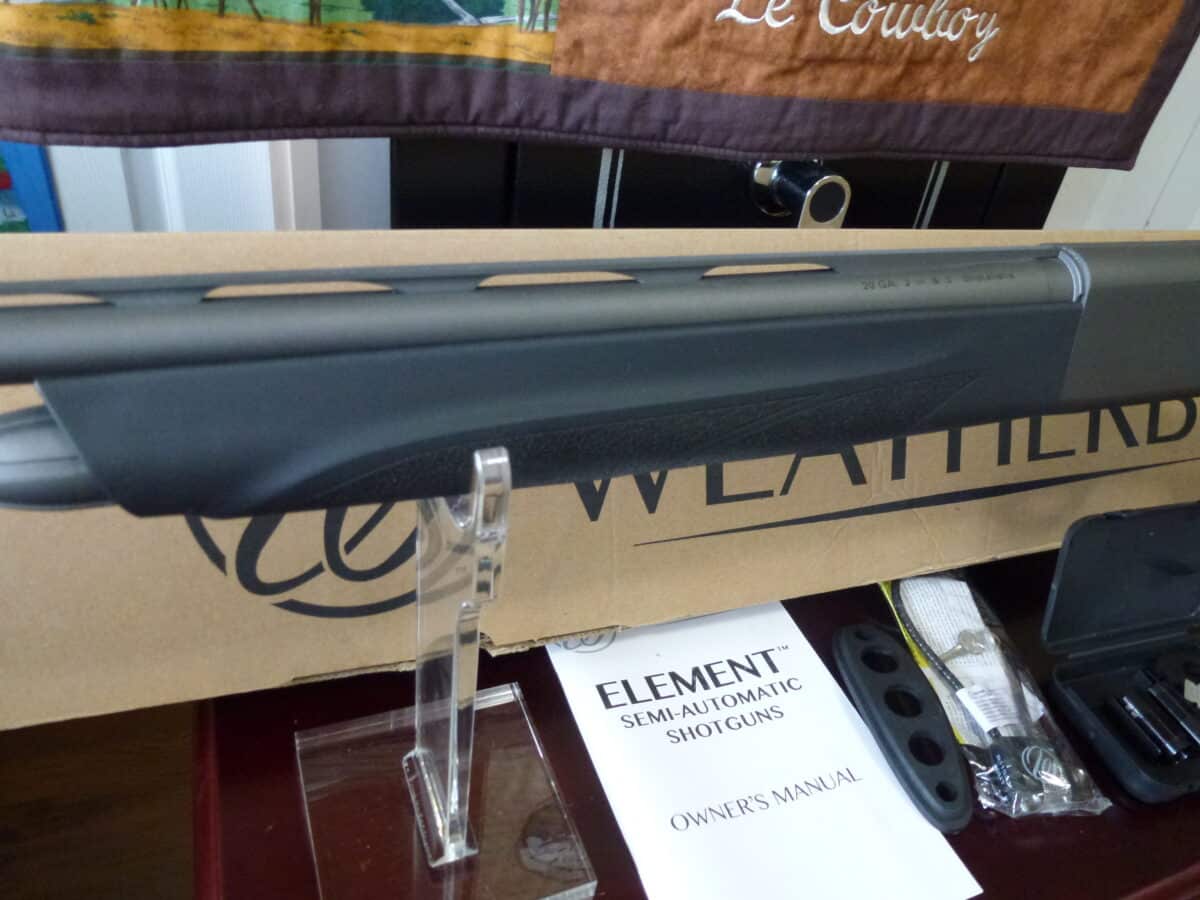*NEUF dans BOITE*UNFIRED*WEATHERBY ELEMENT 20ga TUNGSTEN SYNTHETIC